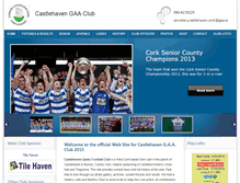 Tablet Screenshot of castlehavengaa.ie